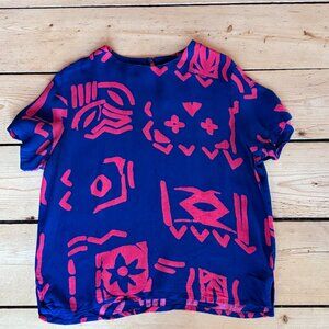 CM Shapes Rayon Retro Print